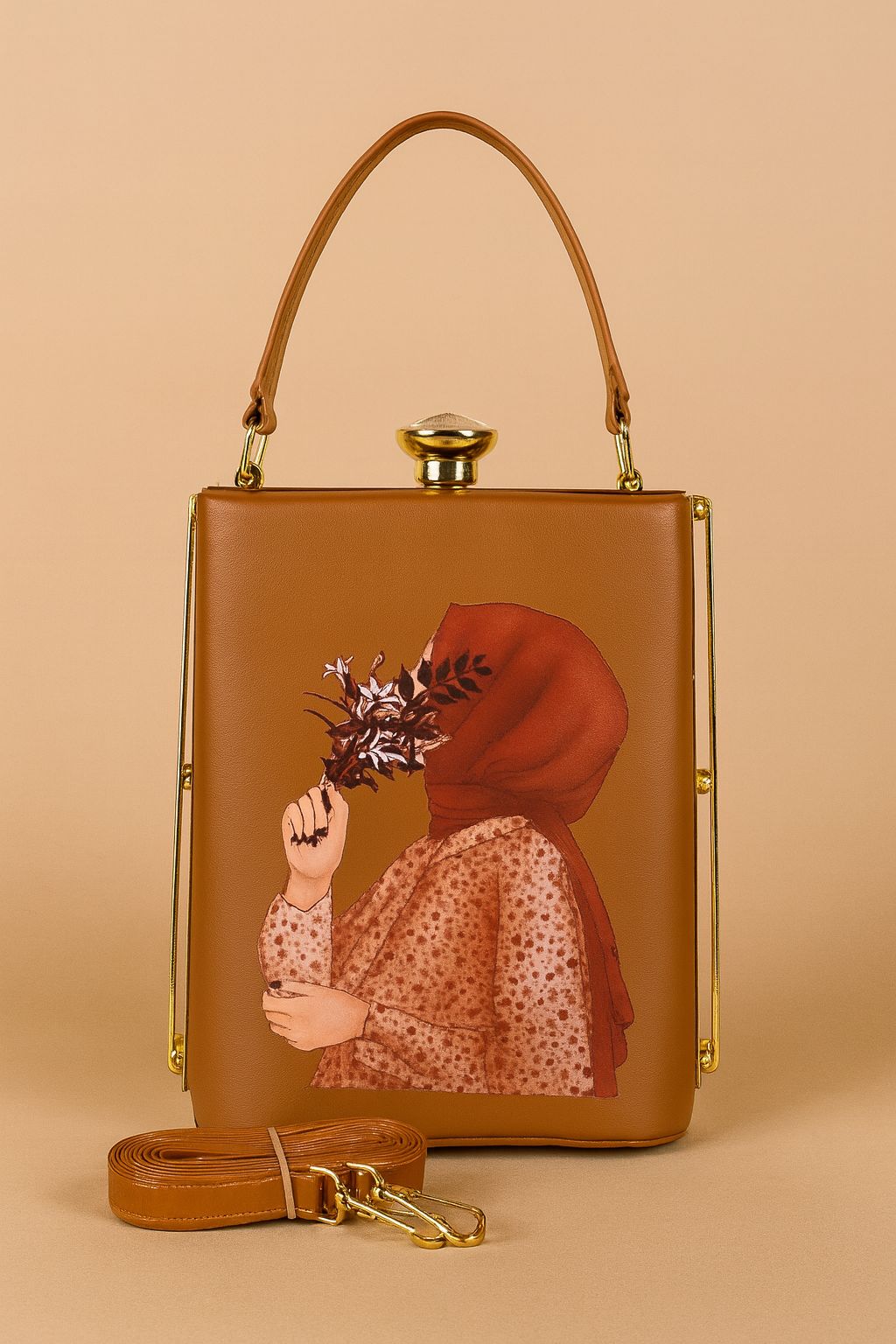 The Hijabi Printed - Premium Clutch