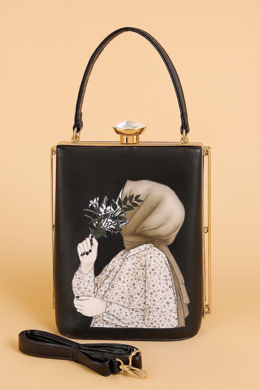 The Hijabi Printed - Premium Clutch